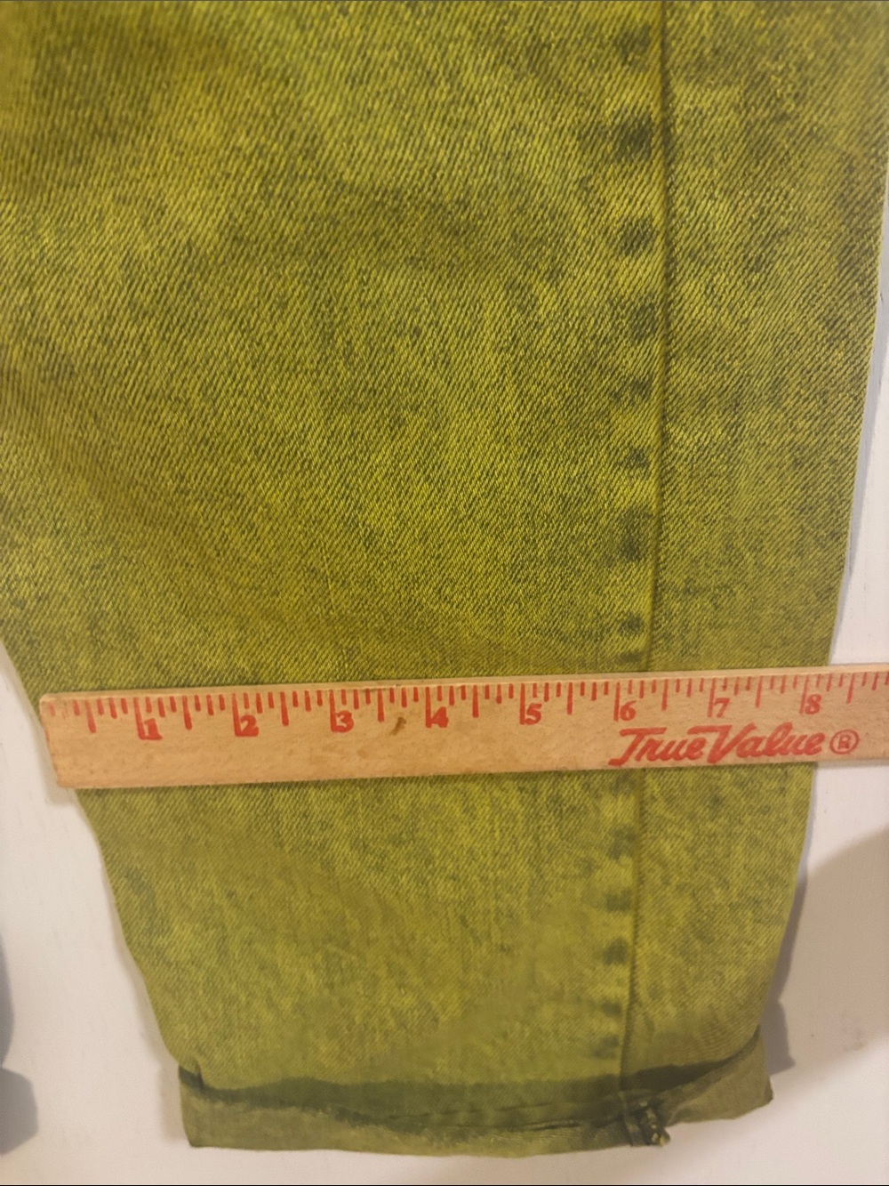 We The Free Ziggy Olive Green Relaxed Denim Overalls. XS - Picture 6 of 10